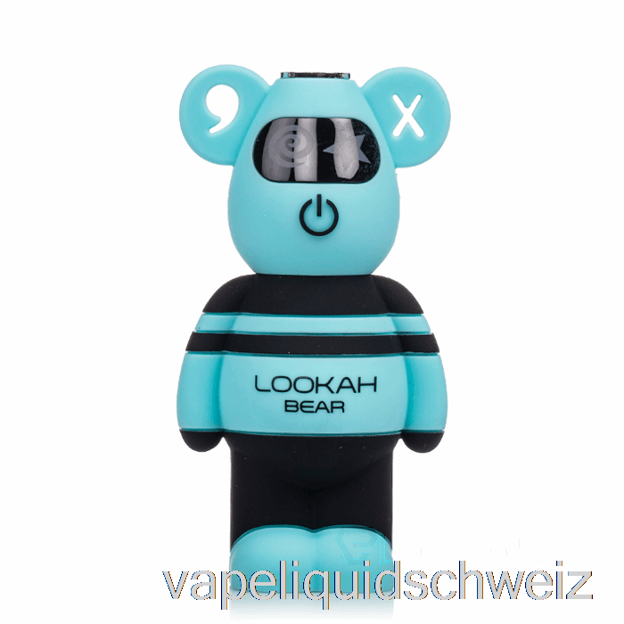 Lookah Bear 510 Batterie Cyan Vape Ohne Nikotin